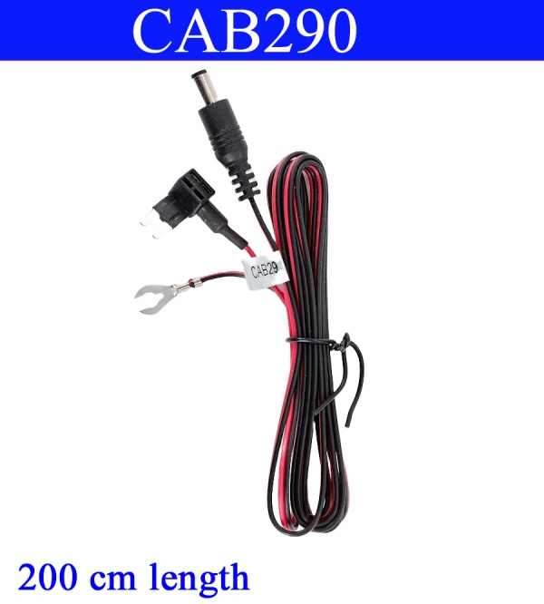 200cm Micro  Fuse Tap ''Piggyback fuse holder'' to 2.1mm DC socket